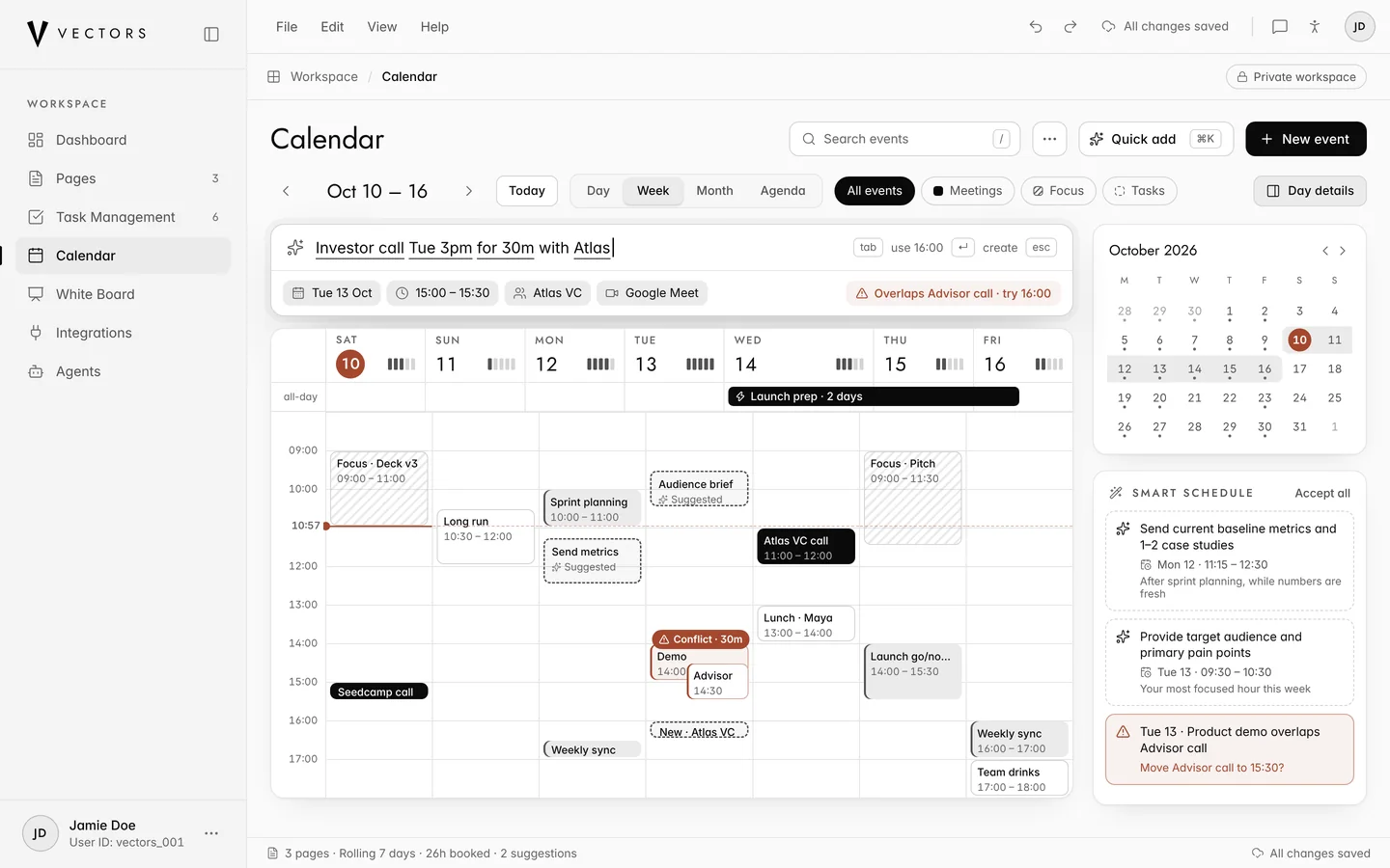 Calendar week (sample)